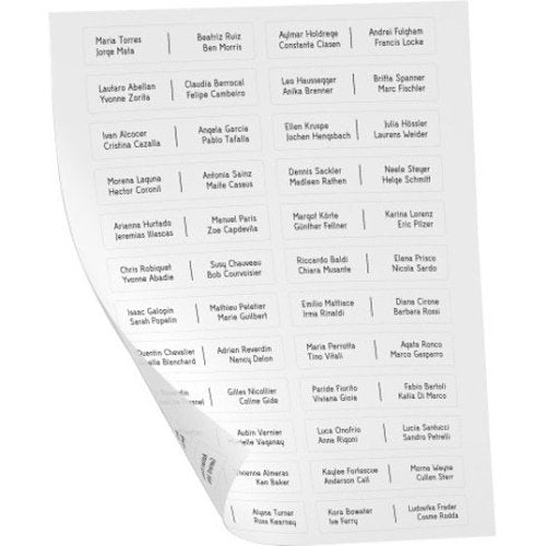 Comelit PAC UT9110 nameplate label