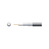 Mercury: 808.121UK, Economy RG6 Coaxial Cable, 75 Ohms, Foam Filled, Aluminium Braid, 100m