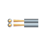 Mercury: 801.050UK, Standard Figure 8 Speaker Cable, 100m, 2x7, Grey/Black, Copper and CCA Conductors