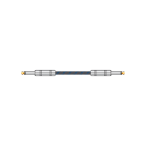 Citronic: 190.294UK, Classic Retro Braided Guitar Lead, 6.3mm Mono Jack, 6.0m, Black & Blue