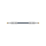 Citronic: 190.294UK, Classic Retro Braided Guitar Lead, 6.3mm Mono Jack, 6.0m, Black & Blue