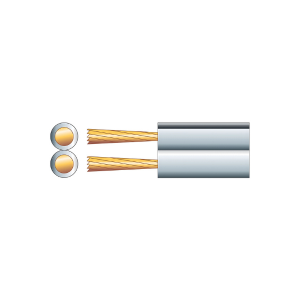 Mercury: 801.696UK, Heavy Duty Figure 8 Speaker Cable, 100m Length, 2.5mm², 25A Max, Copper/Copper Clad Aluminium
