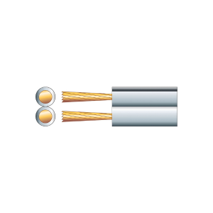 Mercury: 807.057UK, Economy Fig 8 Speaker Cable, CCA, 100m, 15A, White Sheath