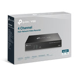 TP-Link VIGI 4-Channel PoE+ Network Video Recorder – 4K HDMI Output, 80Mbps Bandwidth | SKU: VIGI NVR1004H-4P