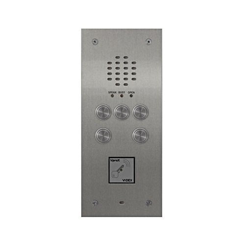 Videx VR120/136-5 panel, silver