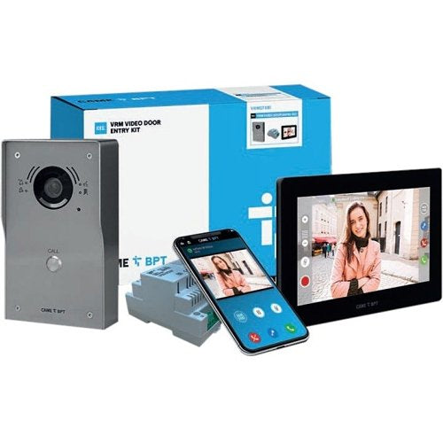 BPT VRMFX7B1 video door phone, silver