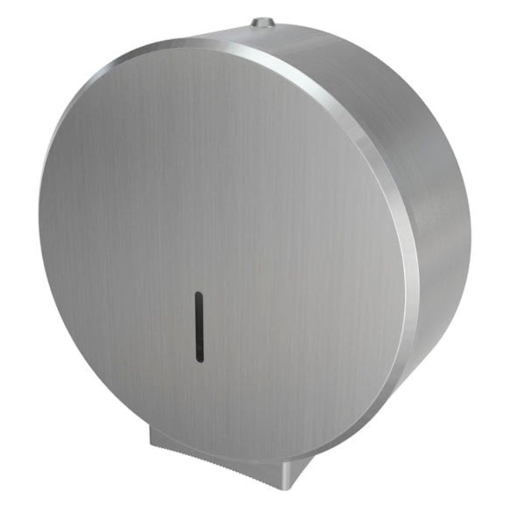 Classic Stainless Steel Jumbo Toilet Roll Dispenser (2 sizes)