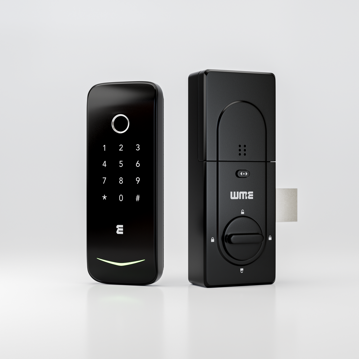 WME DL2 Smart Door Lock – Wi-Fi Voice Fingerprint Keypad (Alexa/Google)