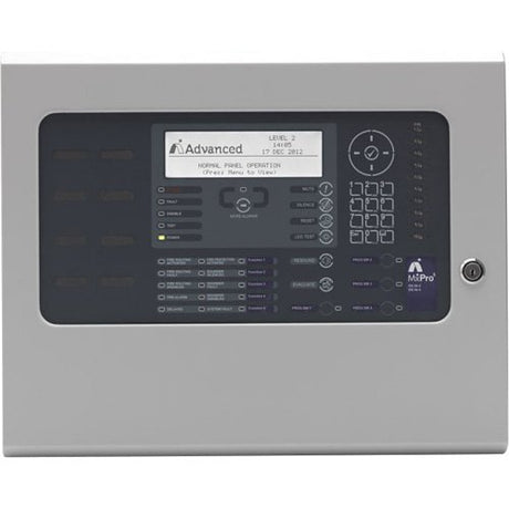 Advanced MxPro 5 fire alarm control panel, front view