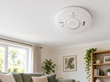 Aico Ei3024 shown at a living-room ceiling.