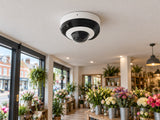 Ajax DomeCam Mini • 5MP 2.8mm • White installed in British florist shop.