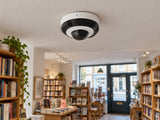 Ajax DomeCam Mini • 5MP 4mm • White installed in British independent bookshop.