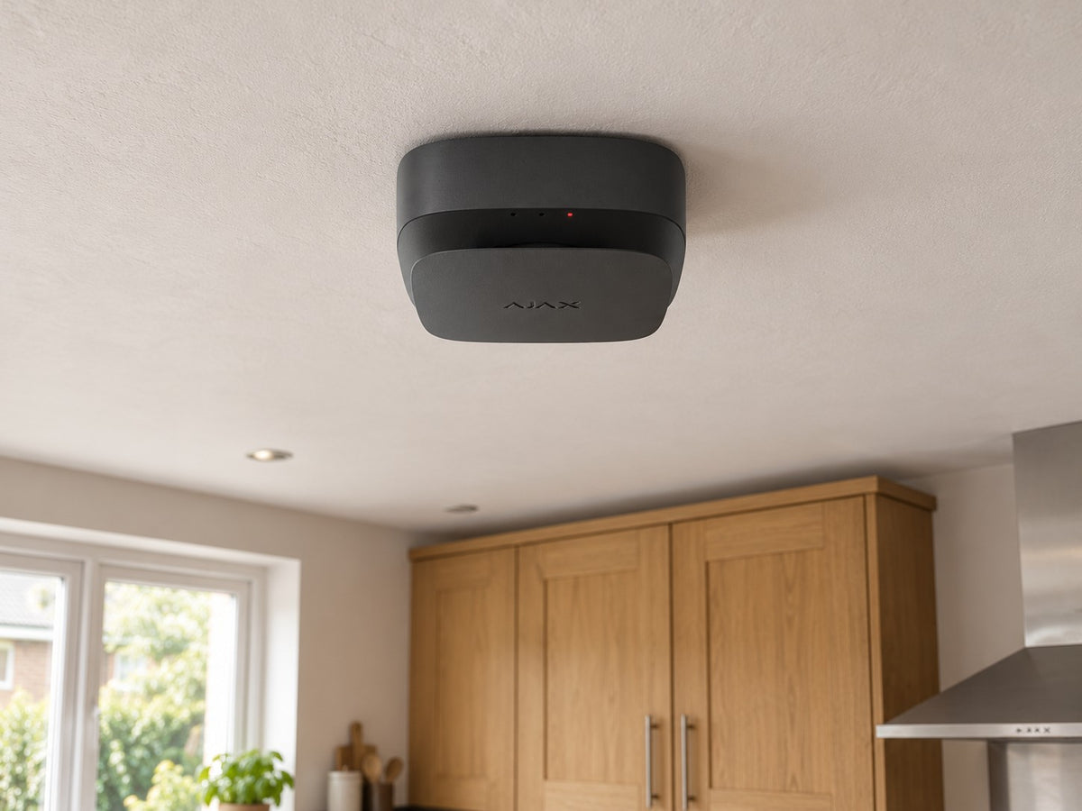 Ajax FireProtect 2 RB Heat/CO installed in British domestic kitchen.