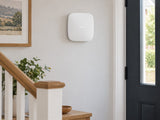 Ajax Hub 2 4G • White installed in bright British home hallway.