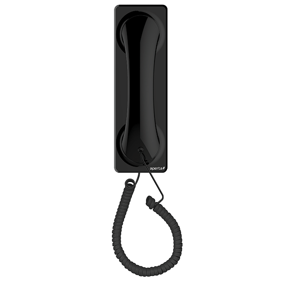 Aperta APAUDHBLK Door Entry Handset, Black