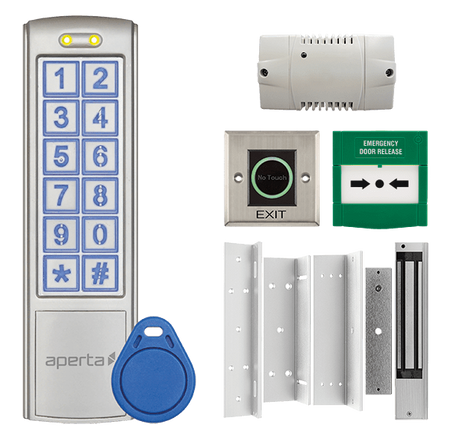 Aperta EZT3KC Single Door Internal Keypad Kit, Green