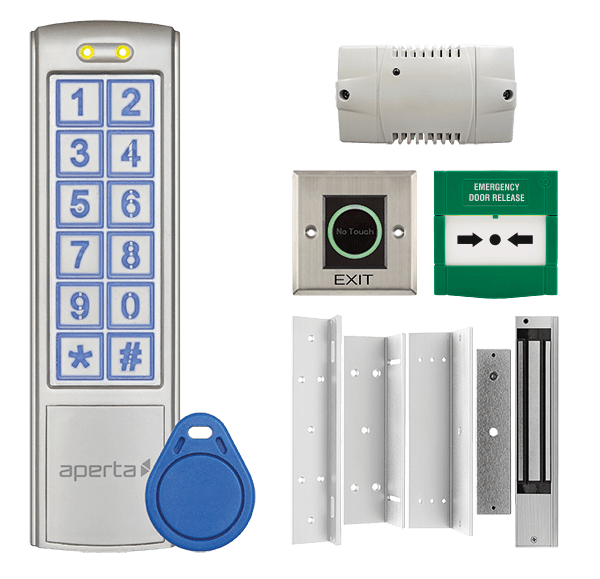 Aperta EZT3KC Single Door Internal Keypad Kit, Green