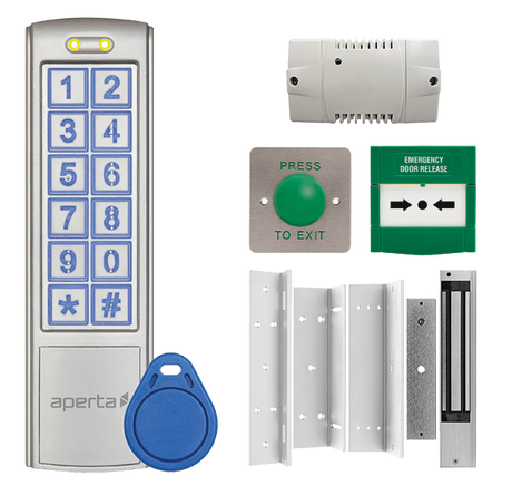 Aperta EZT3KM Single Door Internal Keypad Kit, Green