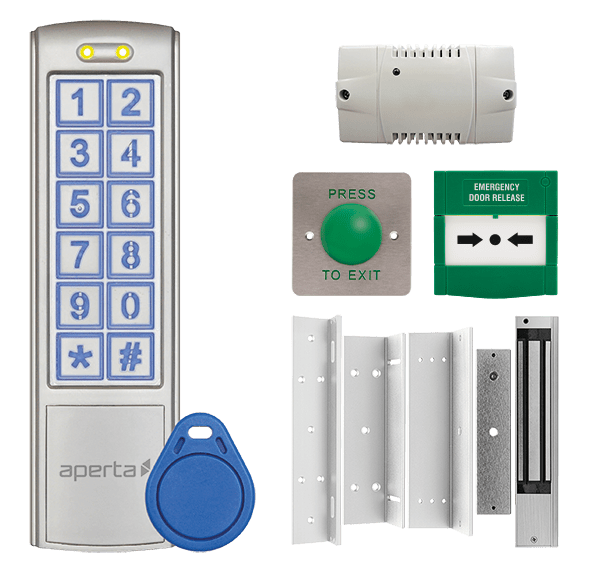 Aperta EZT3KM Single Door Internal Keypad Kit, Green