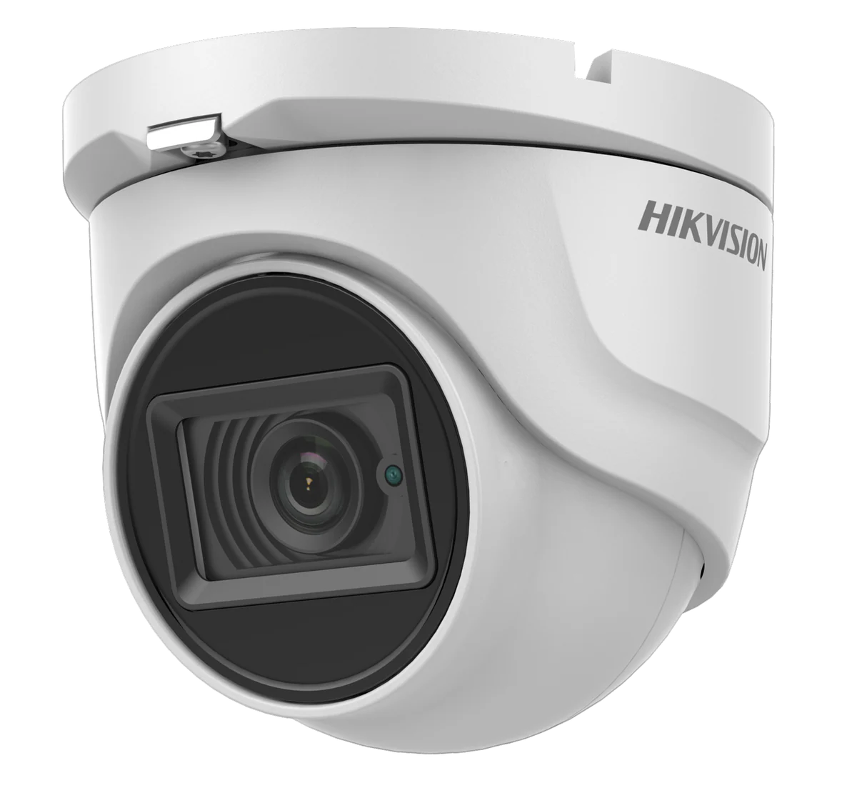 Hikvision 5MP Analogue CCTV Kit – 4 Audio Turret Cameras (2.8 mm, IP67, IR) + 4‑Channel AcuSense Hybrid DVR