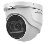Hikvision 5MP Analogue CCTV Kit – 4 Audio Turret Cameras (2.8 mm, IP67, IR) + 4‑Channel AcuSense Hybrid DVR