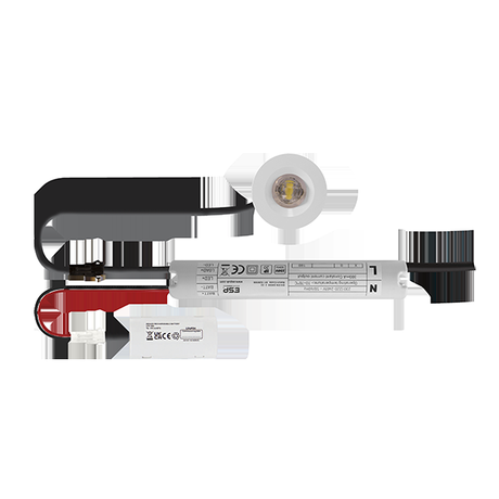 Duceri D2411SWH Emergency Downlight 5W LED IP20 Corridor Lens Lithium Battery White Switchable Self-Test Bezel
