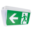Duceri D151AWH Emergency Exit Sign Bulkhead 3W LED IP65 Legends Maintained White