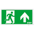 Duceri D520UWH Emergency Self-Test Exit Box 3W LED IP20 Up Legend Maintained White