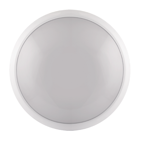 Duceri D1620WH Emergency Circular Bulkhead 14W CCT LED IP65 Microwave Sensor Maintained White
