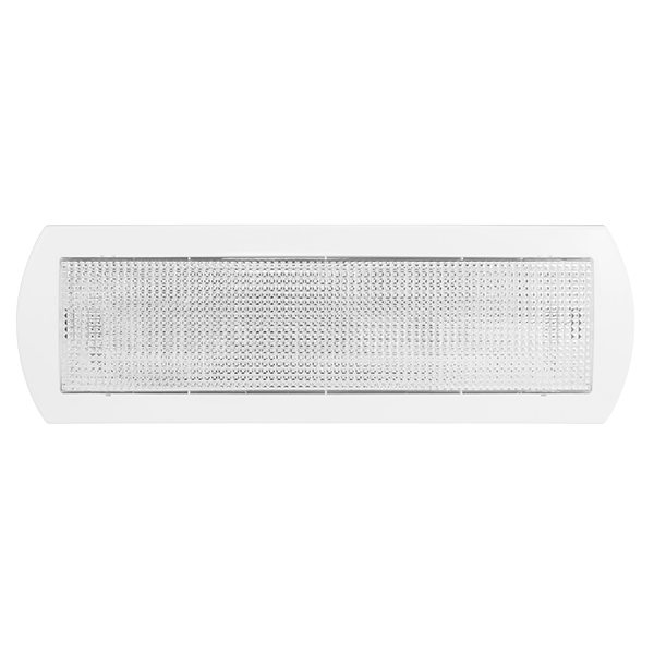 Duceri D2000SWH Emergency Flush Bulkhead 4W LED IP20 Switchable Self-Test White