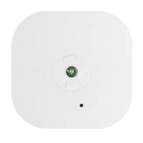 Duceri D5403WH Emergency Self-Test Downlight 3W LED IP44 Open & Corridor Lens Maintained White