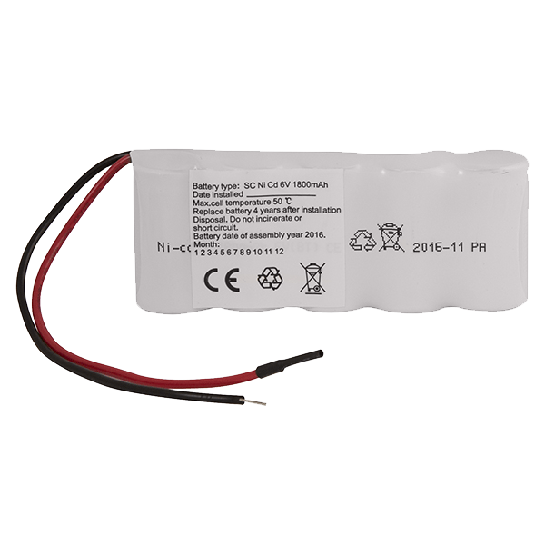 Duceri EMBAT6V1800 Nickel-cadmium 6V 1800mAh Battery Parallel