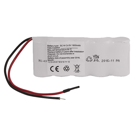 Duceri EMBAT6V1800 Nickel-cadmium 6V 1800mAh Battery Parallel