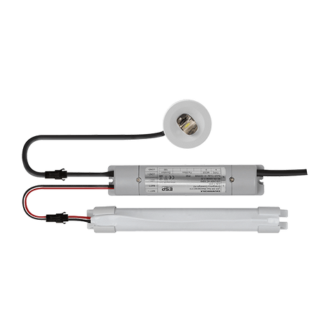 Duceri EM3WNMCDLK-CL Emergency Downlight Kit Corridor 3W IP20 Non-Maintained C/w White Bezels