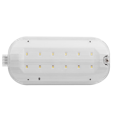 Duceri EMLED3WMHBULK2 Emergency Hinged Bulkhead 3W LED IP65 Maintained