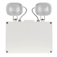 Duceri EMNMIP40SPOT-CL Emergency Twinspot 6W LED IP40 Non-Maintained White - Lithium