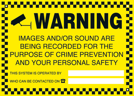 ESP WARN External Warning Sign