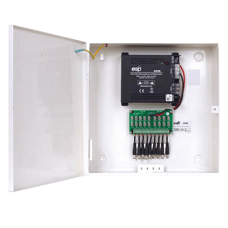 ESP CPS9-CL 12Vdc 9x1 Amp CCTV Boxed Power Supply