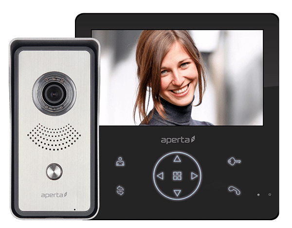 ESP APKITGBLK Colour Video Door Entry System with Record Facility