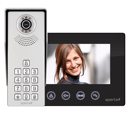 ESP APKITKPBLK Colour Video Door Entry Keypad System