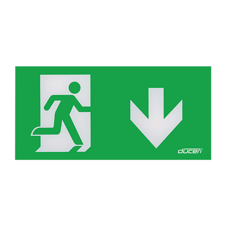 ESP EMEXBOXLGDD EXIT BOX Legend DOWN