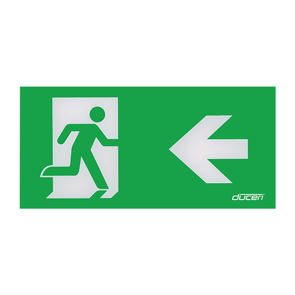 ESP EMEXBOXLGDL EXIT BOX Legend LEFT