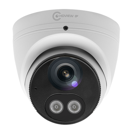 HDview HC828FDW IP24/7 IP PoE 8MP 2.8mm Dome Camera White