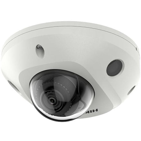 Hikvision AcuSense mini dome camera with microphone grille