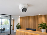 Hikvision DS-2CE72D8T-IT3SE installed in British office reception.
