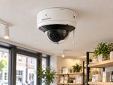 Hikvision DS-2CV2141G2-IDW (white) installed in British small retail showroom.