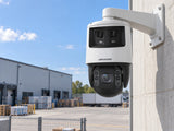 Hikvision DS-2SE7C432MWG-EB/26(F0) shown at an industrial yard.