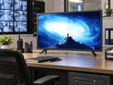 Hikvision DS-D5032F3-1V0S shown at a security desk.