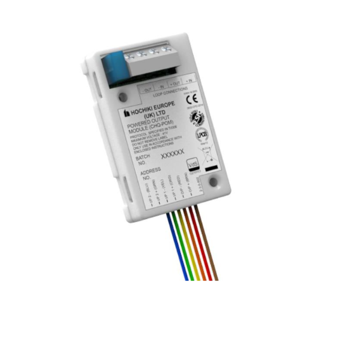 Hochiki CHQ-POM Powered Output Module | User-selectable 24V Current – WME