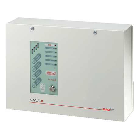 MAG MAG4 Conventional 4 Zone Metal Fire Panel